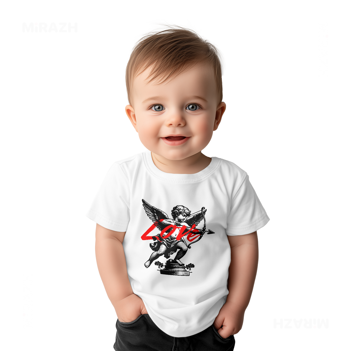 CupidLoveStruck Baby T Shirt 03 White