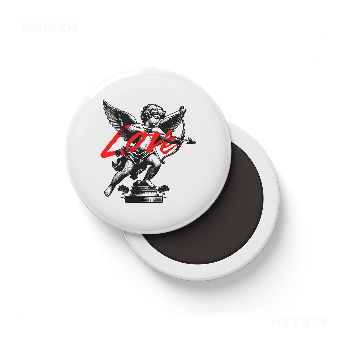 CupidLoveStruck Button Magnet 01 Round