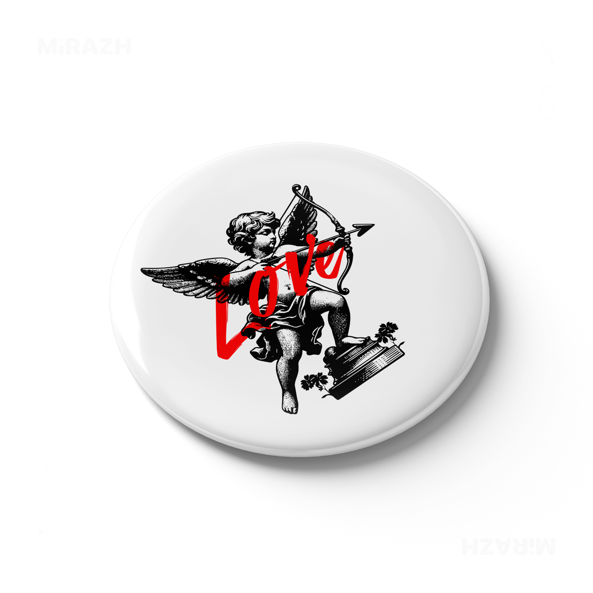 CupidLoveStruck Button Magnet 03 Round