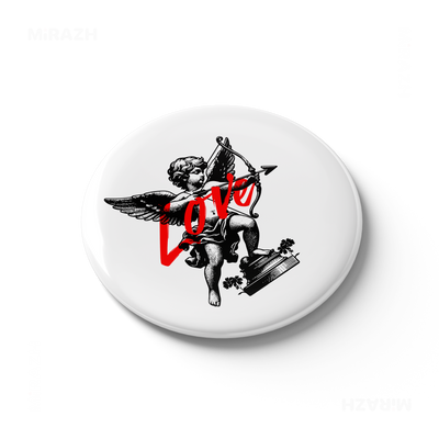 CupidLoveStruck Button Magnet 03 Round