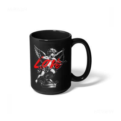 CupidLoveStruck Ceramic Mug 01 Black