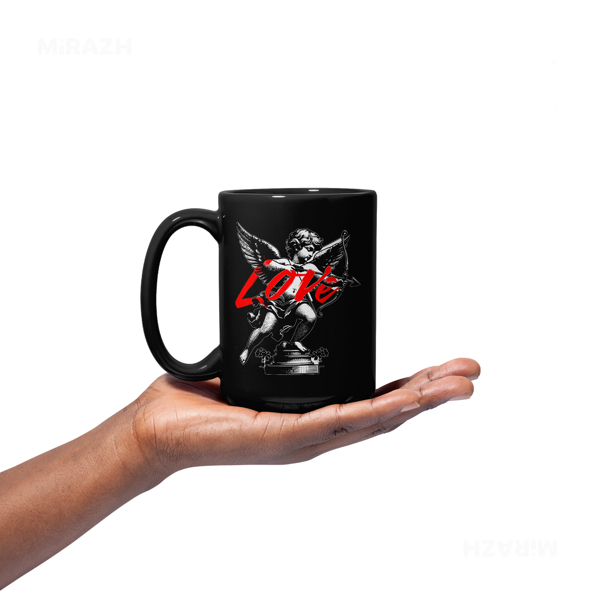 CupidLoveStruck Ceramic Mug 03 Black