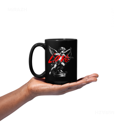 CupidLoveStruck Ceramic Mug 03 Black