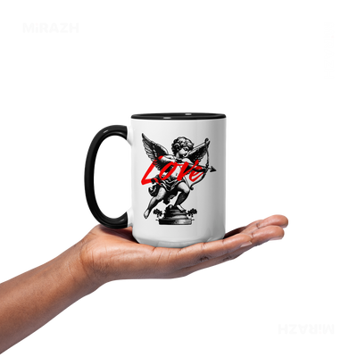 CupidLoveStruck Ceramic Mug 03 White Black