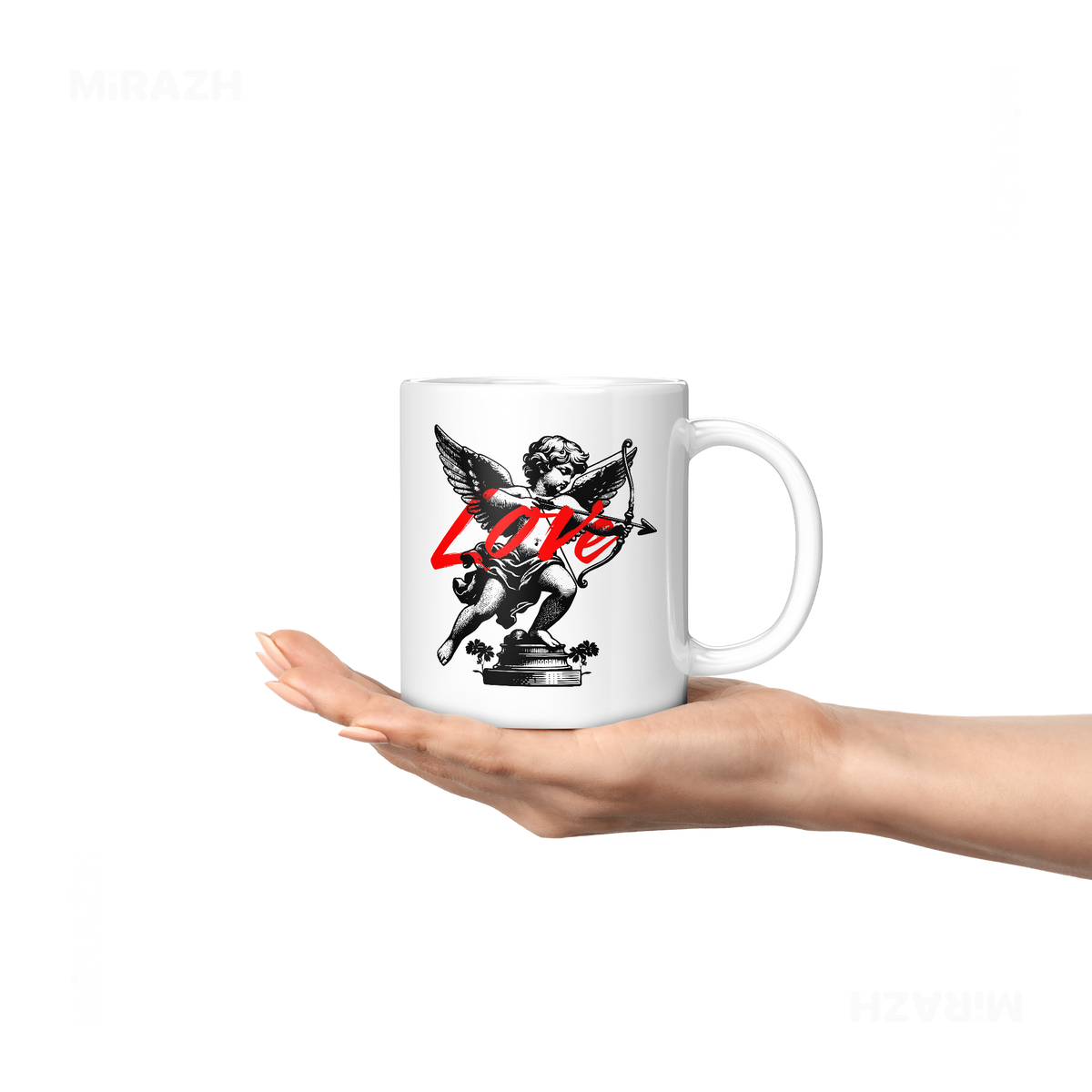 CupidLoveStruck Ceramic Mug 04 White