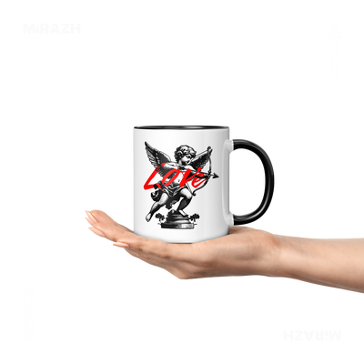 CupidLoveStruck Ceramic Mug 04 White Black