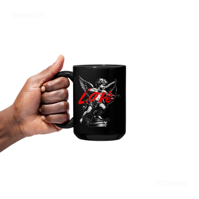 CupidLoveStruck Ceramic Mug 05 Black