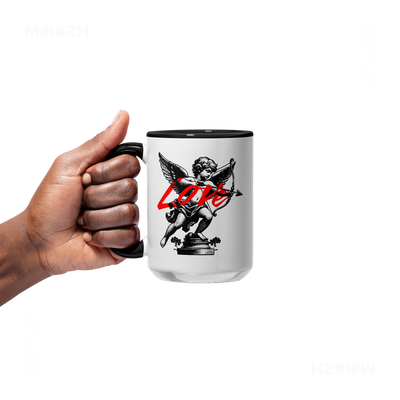 CupidLoveStruck Ceramic Mug 05 White Black