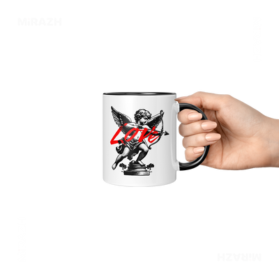 CupidLoveStruck Ceramic Mug 06 White Black