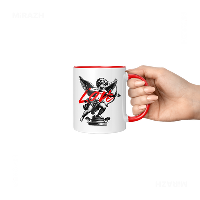 CupidLoveStruck Ceramic Mug 06 White Red