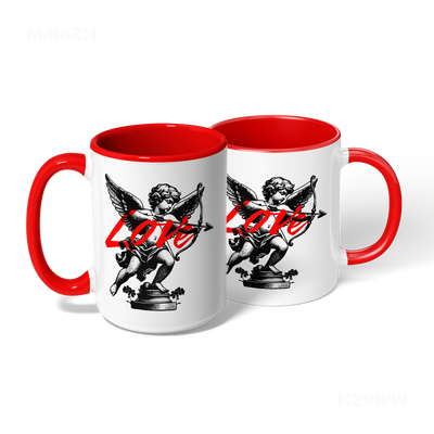 CupidLoveStruck Ceramic Mug 08 White Red