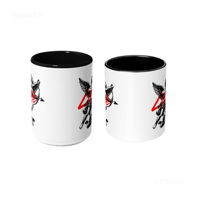 CupidLoveStruck Ceramic Mug 09 White Black