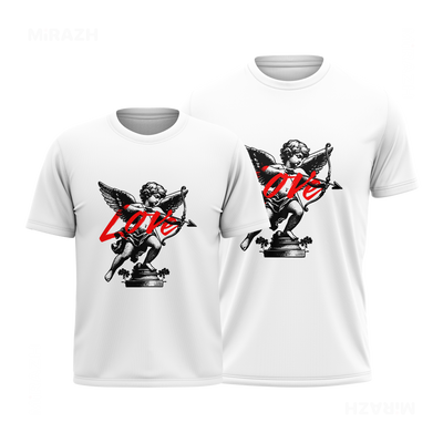CupidLoveStruck Couple T Shirt 01 White