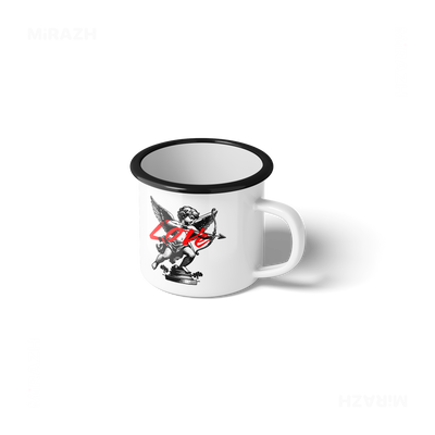 CupidLoveStruck Enamel Camping Mug 01