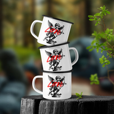 CupidLoveStruck Enamel Camping Mug 02