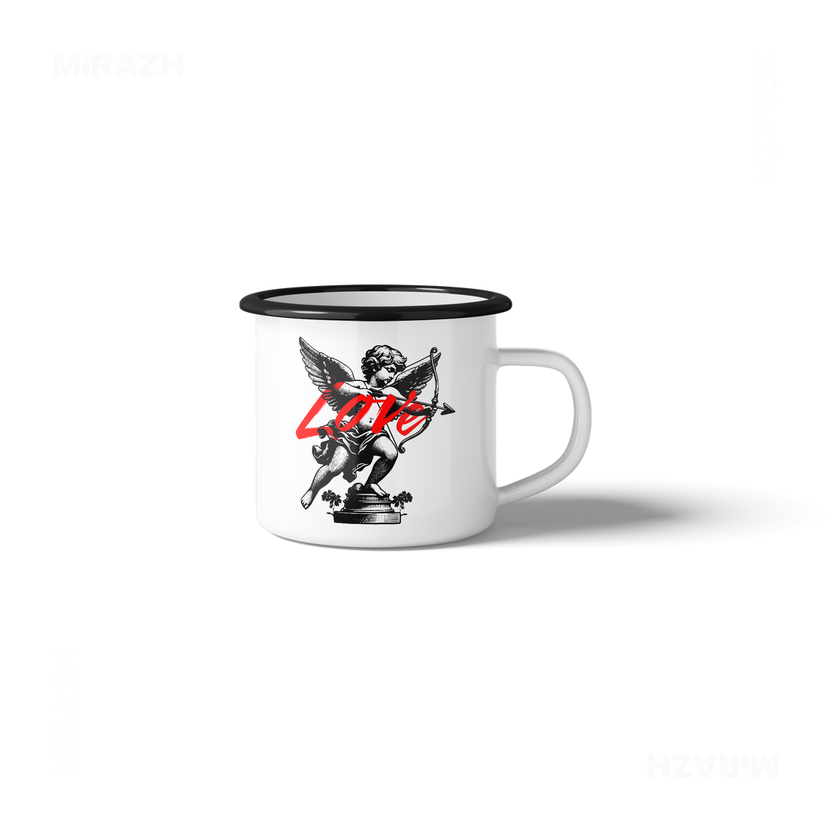 CupidLoveStruck Enamel Camping Mug 04