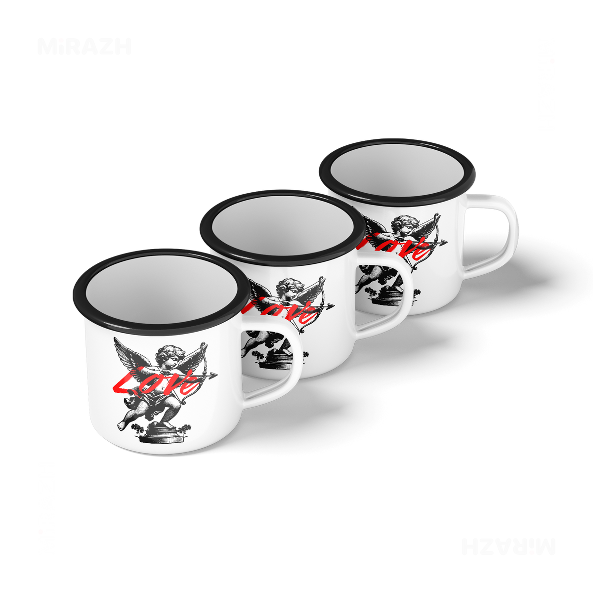 CupidLoveStruck Enamel Camping Mug 05