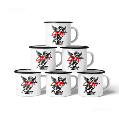CupidLoveStruck Enamel Camping Mug 06