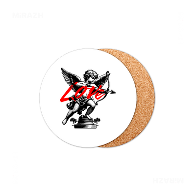 CupidLoveStruck High Gloss Coaster 01 Round