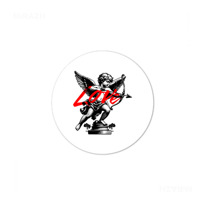 CupidLoveStruck High Gloss Coaster 03 Round
