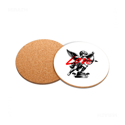 CupidLoveStruck High Gloss Coaster 05 Round