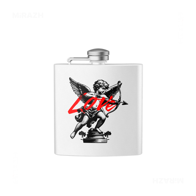 CupidLoveStruck Hip Flasks 01 White