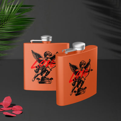 CupidLoveStruck Hip Flasks 02 Orange