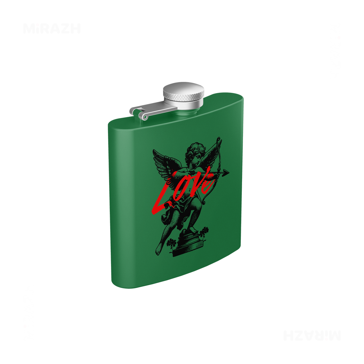 CupidLoveStruck Hip Flasks 03 Green