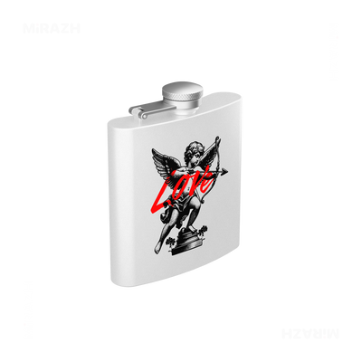 CupidLoveStruck Hip Flasks 03 White