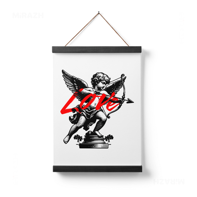 CupidLoveStruck Magnetic Hanger Poster 01 Black Wood