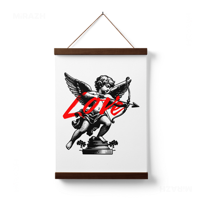 CupidLoveStruck Magnetic Hanger Poster 01 Dark Wood