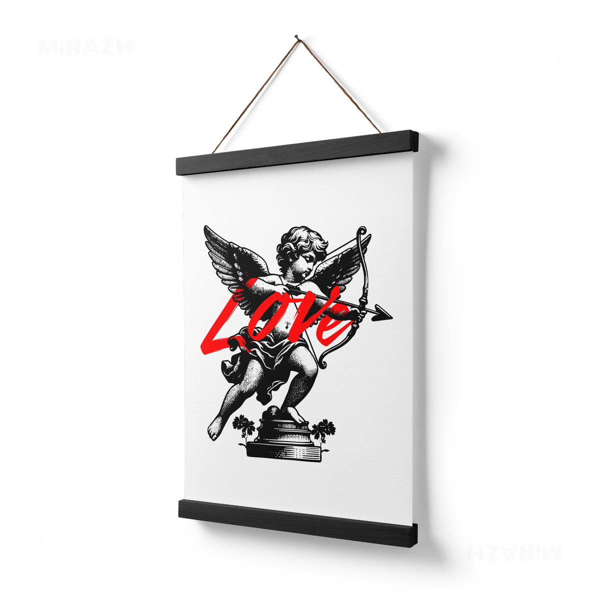 CupidLoveStruck Magnetic Hanger Poster 03 Black Wood