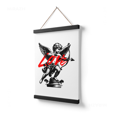 CupidLoveStruck Magnetic Hanger Poster 03 Black Wood