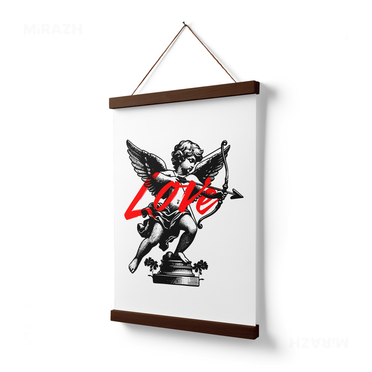CupidLoveStruck Magnetic Hanger Poster 03 Dark Wood