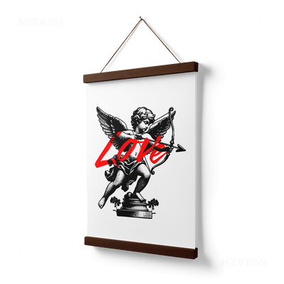 CupidLoveStruck Magnetic Hanger Poster 03 Dark Wood