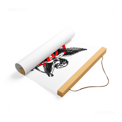 CupidLoveStruck Magnetic Hanger Poster 04 Natural Wood