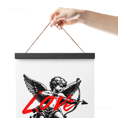CupidLoveStruck Magnetic Hanger Poster 05 Black Wood