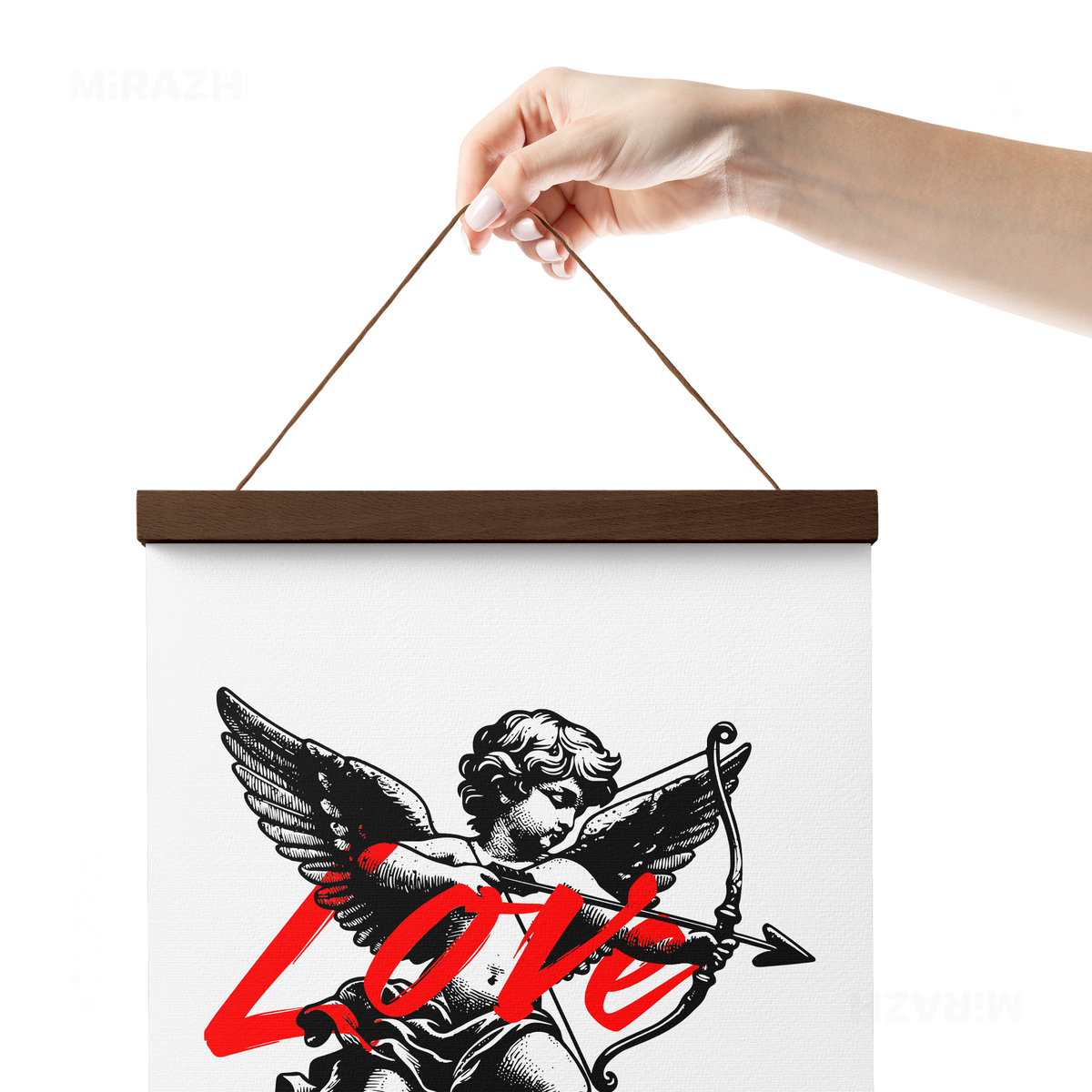 CupidLoveStruck Magnetic Hanger Poster 05 Dark Wood