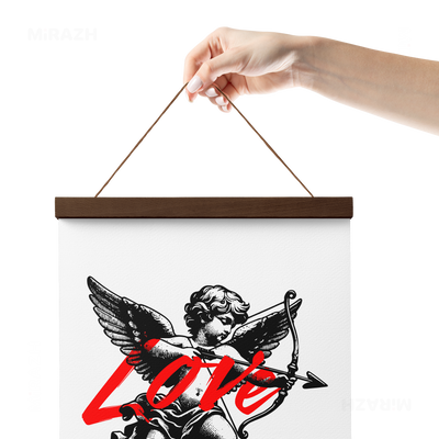 CupidLoveStruck Magnetic Hanger Poster 05 Dark Wood