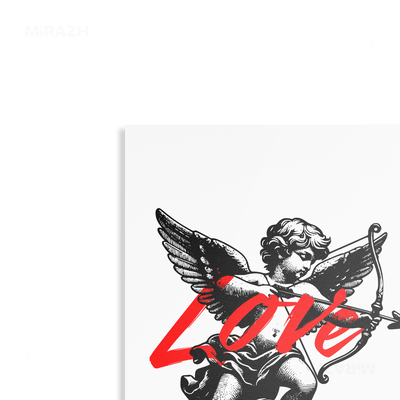 CupidLoveStruck Metallic Print 02 Aluminum