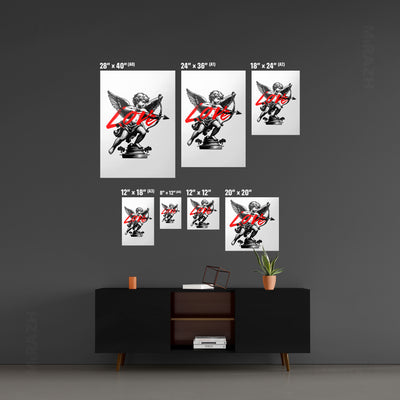 CupidLoveStruck Metallic Print 05 Aluminum