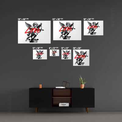 CupidLoveStruck Metallic Print 06 Aluminum
