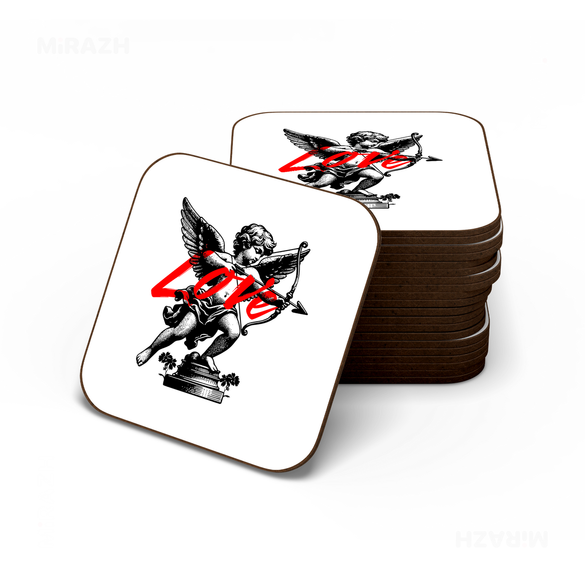 CupidLoveStruck Semi Glossy Coaster 06