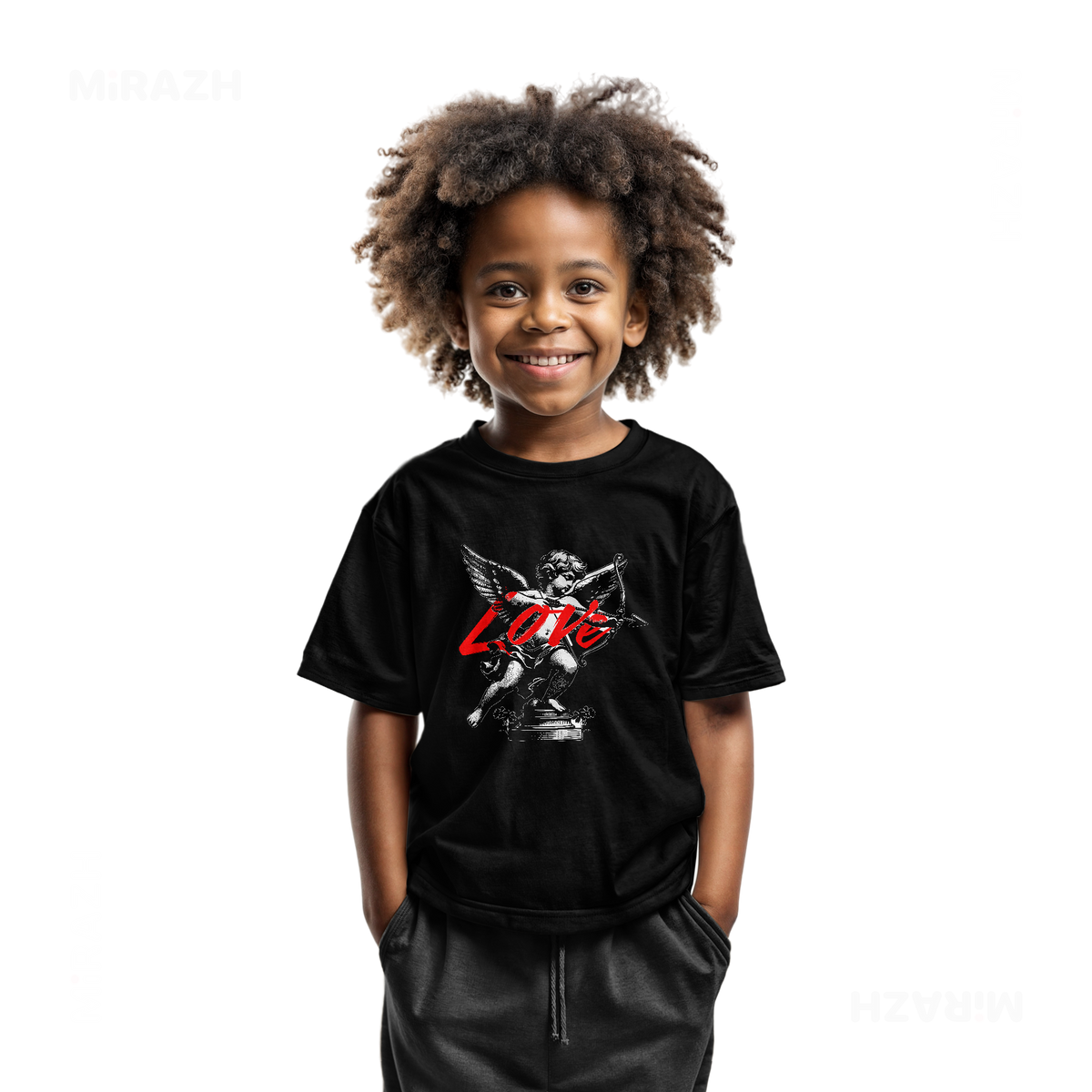 CupidLoveStruck Toddler T Shirt 05 Black