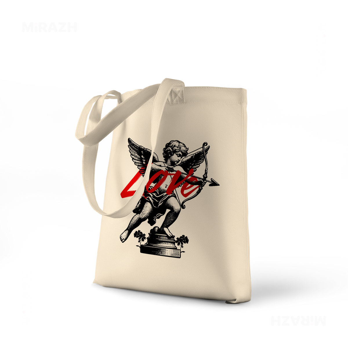 CupidLoveStruck Tote Bags 01 Natural