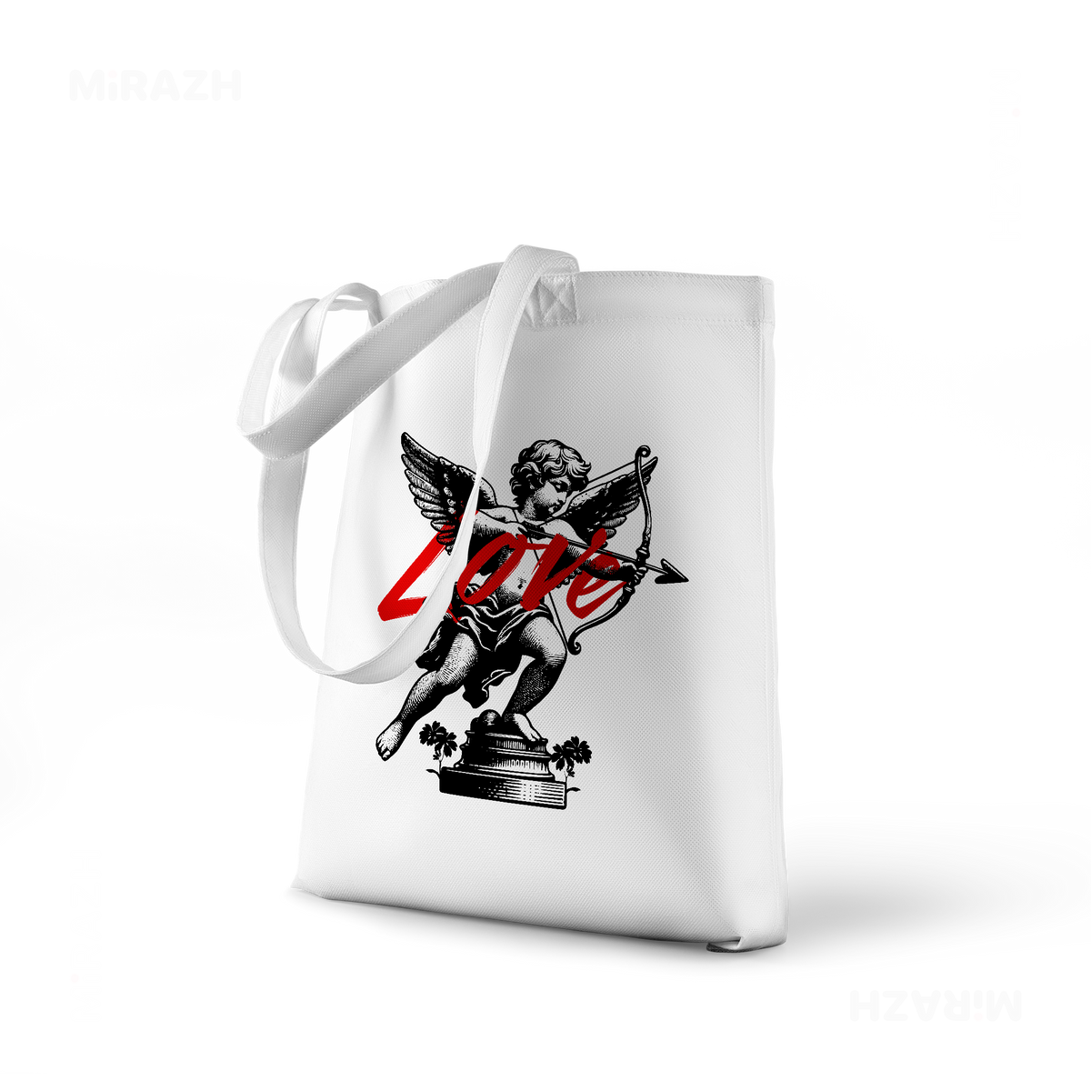 CupidLoveStruck Tote Bags 01 White