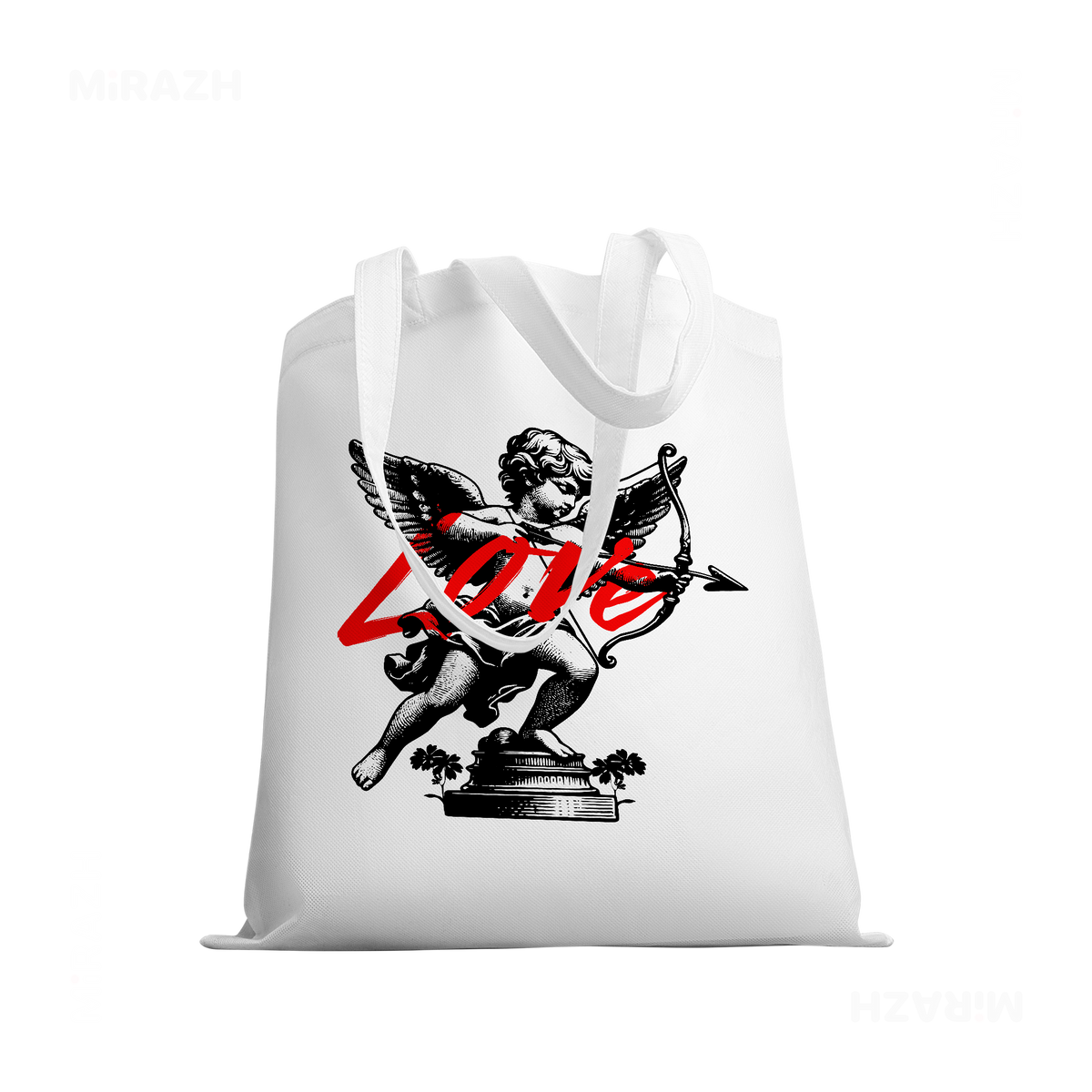 CupidLoveStruck Tote Bags 03 White