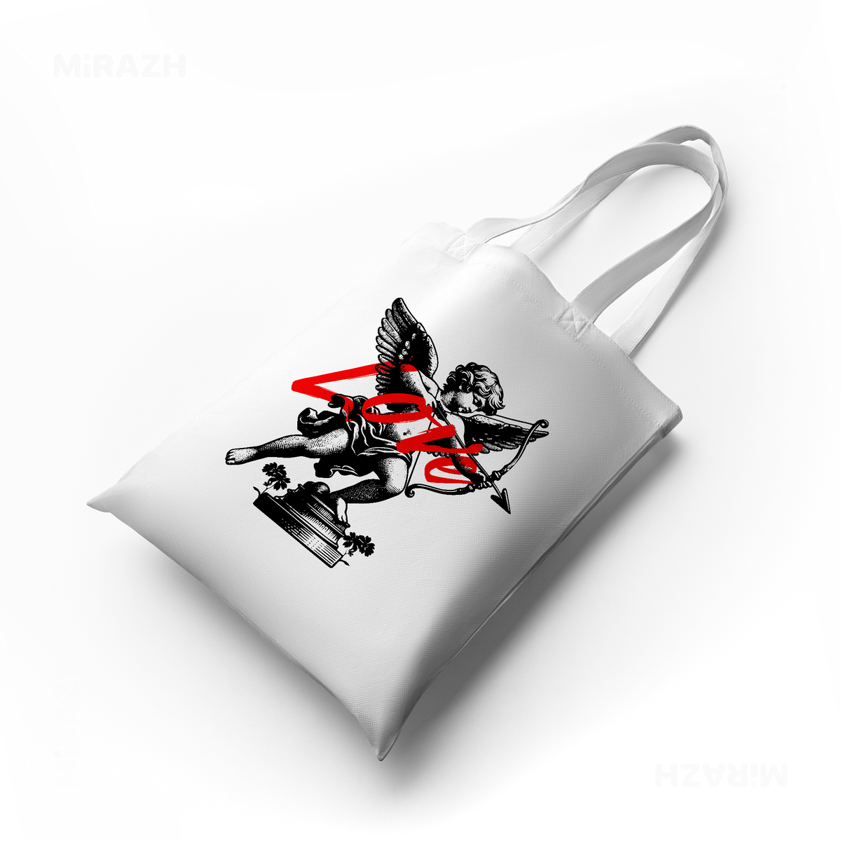 CupidLoveStruck Tote Bags 04 White