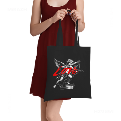 CupidLoveStruck Tote Bags 05 Black