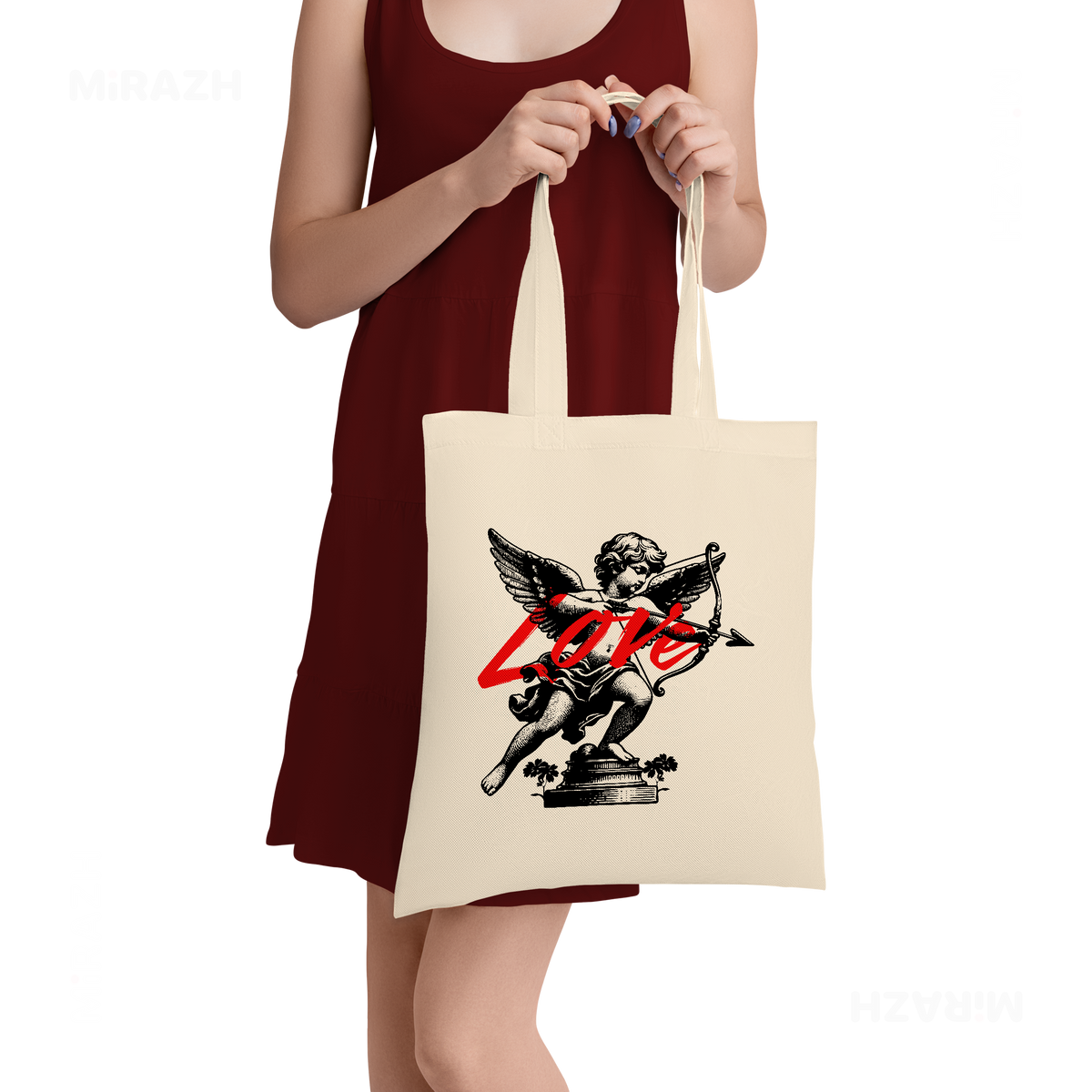 CupidLoveStruck Tote Bags 05 Natural